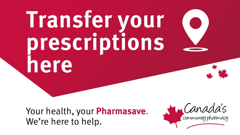 transfer prescriptions to WestBram pharmasave